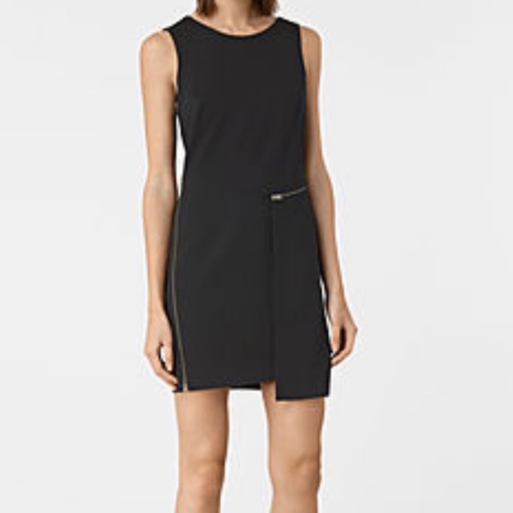 NWT AllSaints Black Ado Dress 2
